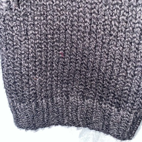 J CREW BLACK COTTON/NYLON  TURTLENECK SWEAT. SZ L - Picture 4 of 9